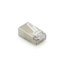 Коннектор RJ45 cat.6 FTP, экранированный, 50 шт упаковка Merlion (RJ45ML-2-50-CAT6-FTP / 10566)