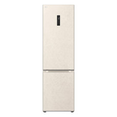 LG ref with bottom freezer, 203x60x68, ref-277l, freez.-110l, 2doors, A++, NF, inv, display ext, fresh zone, beige (GC-B509FEMW)