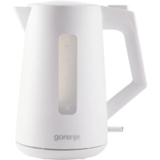 Gorenje Електрочайник 1.7л, Strix контроль, білий матовий (K17OPW)