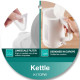 Gorenje Electric kettle, 1,7L, Strix, white matte (K17OPW)