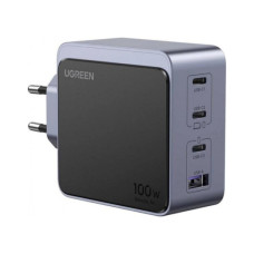 Зарядное устройство Ugreen 4xUSB 100W (3xUSB-C+USB-A) Gan Nexode Fast Charger Grey X565 (35043)