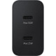 Samsung Power Adapter Duo 50W C to C Cable included Black (EP-T5020XBEGEU)