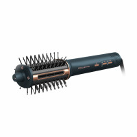 Rowenta Фен-щітка Air Brush 3D, 1200Вт, 3 режими, іоніз-я, хол. обдув, функція фену, кераміка, чорно-золотий (UB9720E0)