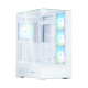 Zalman PC case P40 Prism Plus without PSU, 2xUSB3.0, 1x Type C, 3x120mm ARGB Reverse, 1x120mm ARGB, VGA 420mm, LCS ready, TG Side/Front/Top Panel, ATX, white (P40PRISMPLUSWHITE)