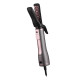 ARDESTO Фен-щётка Brush Pink Touch,1200Вт, 2скорости, 2 темп. режима, LED-дисплей, функция ионизации , 4 насадки, серый+розовый (HD-CR300PT)