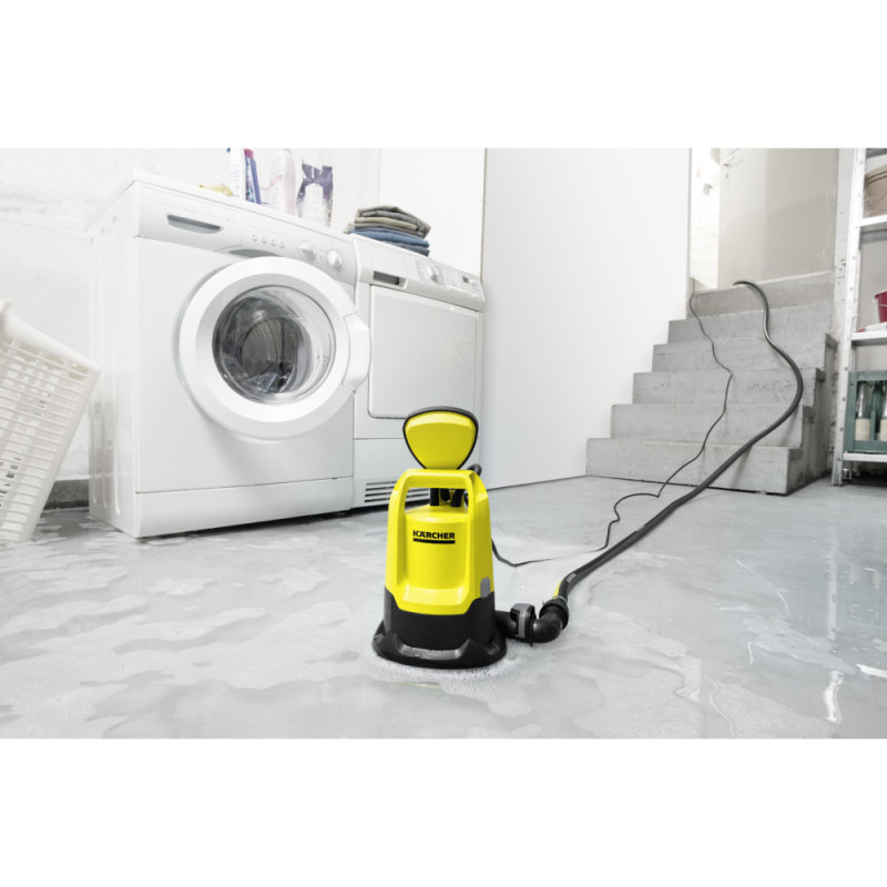 Karcher Насос дренажний для чистої води SP 9.000 Flat 280Вт 9Куб•год висота 6м глибина 7м 3.75 кг (1.645-810.0)