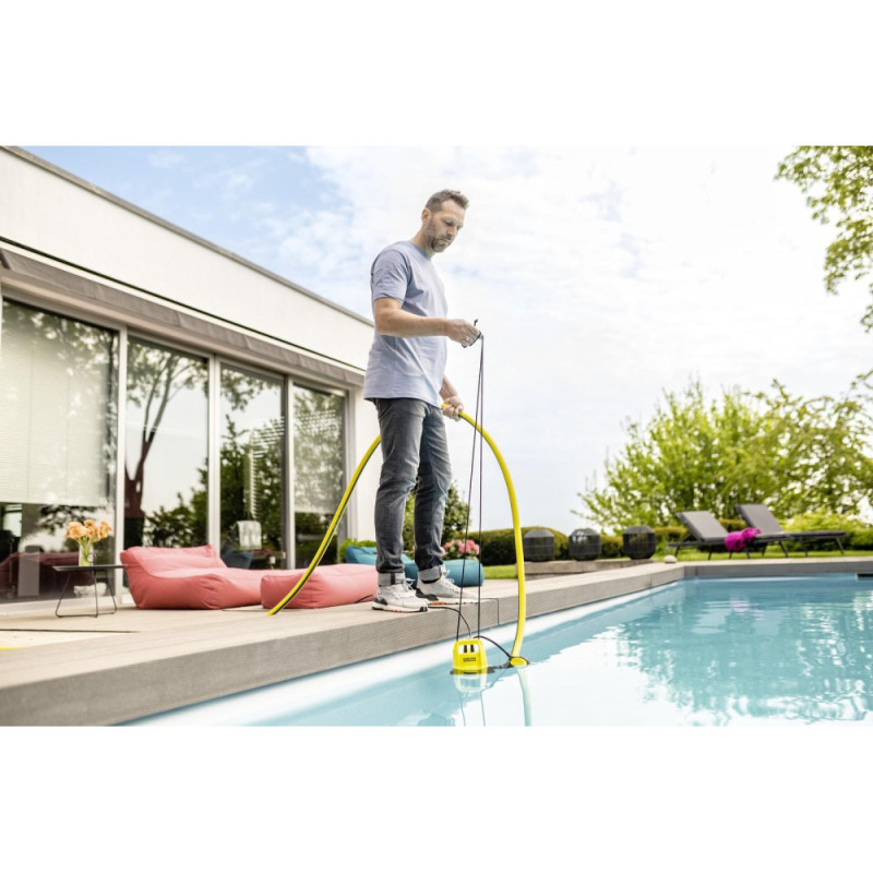 Karcher Насос дренажний для чистої води SP 9.000 Flat 280Вт 9Куб•год висота 6м глибина 7м 3.75 кг (1.645-810.0)