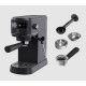 Electrolux Coffe maker carob, 1L, ground, hand capuchino maker, LED display, cup warmer, black (E6EC1-6BST)