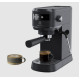 Electrolux Coffe maker carob, 1L, ground, hand capuchino maker, LED display, cup warmer, black (E6EC1-6BST)
