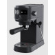 Electrolux Coffe maker carob, 1L, ground, hand capuchino maker, LED display, cup warmer, black (E6EC1-6BST)