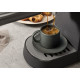 Electrolux Coffe maker carob, 1L, ground, hand capuchino maker, LED display, cup warmer, black (E6EC1-6BST)