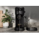 Electrolux Coffe maker carob, 1L, ground, hand capuchino maker, LED display, cup warmer, black (E6EC1-6BST)