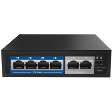 Netis Switch P106C 6xFE (4xPoE), 60W, Unmanaged