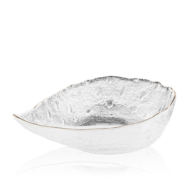 ARDESTO Bowl Leaf, 17.5cm, glass, transparent (AR5008)