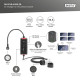 Digitus EV charger, 5m, 230 V, Type F 7/4 to EV Type 2, Adjustable charging power:1,8; 2,3 ; 2,8; 3,7 kW (DK-1P16-A-050-BL)