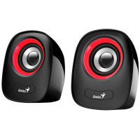 Genius Колонки 2.0 SP-Q160 USB RED (31730027401)