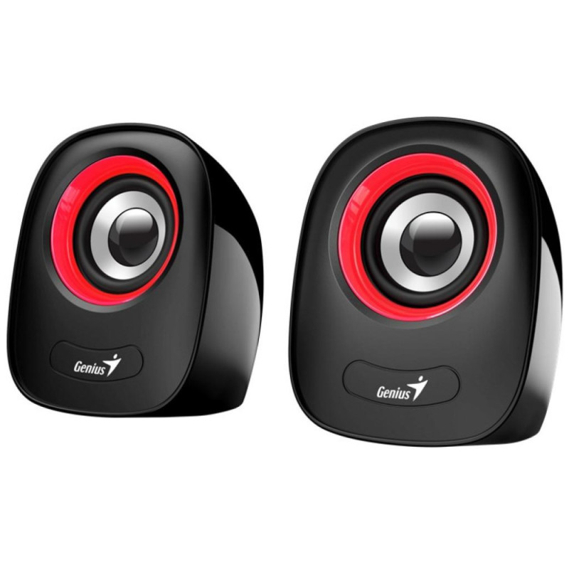 Genius Колонки 2.0 SP-Q160 USB Red (31730027401)