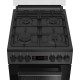 Beko Cooker Beko combined, 60L, 50x60cm, display, convection, cast-iron, black (FSM52334DAO)