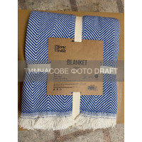 ARDESTO Плед ARDESTO Basic 150х200см, 100% бавовна, синій (ART0915BL)