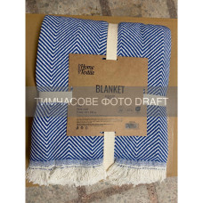 ARDESTO Плед ARDESTO Basic 150х200см, 100% хлопок, синий (ART0915BL)