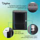 Digitus Шафа DIGITUS 19 , 16U, Wall Mounting Dynamic-N, 600x450 мм, 60кг максимально, розібрана, чорна (DN-37113)