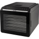 Gorenje Сушка для продуктов Gorenje 580Вт, поддонов - 6x1.5см, диаметр - 25см, макс - 75°С, дисплей, пластик+металл, черный (FDK600DB)