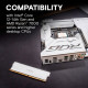 Модуль памяти для компьютера DDR5 16GB 6400 MHz Pro Overclocking White Micron (CP16G64C38U5W)