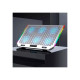 Подставка для ноутбука IceCoorel 10-15.6", 6*80mm 1800 RPM, 2*USB, 366x256x23mm, RGB (A17)
