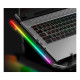Подставка для ноутбука IceCoorel 10-15.6", 6*80mm 1800 RPM, 2*USB, 366x256x23mm, RGB (A17)