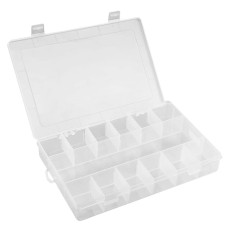 Topex Universal organizer, 12 compartments, adjustable partitions, 3.7x22.6x15.4cm, plastic (79R176)