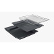 Siemens Oven electrical, 71L, A+, display, convection, Pyrolis, black (HB774G1B1)
