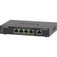 NETGEAR Комутатор GS305EPP 4xGE PoE+ (120Вт), 1xGE, керований (GS305EPP-100PES)