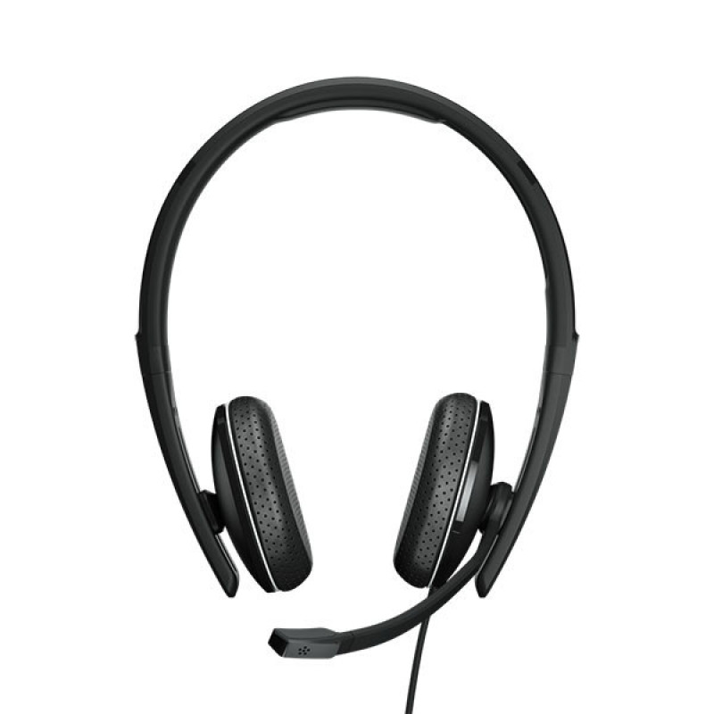 Sennheiser stereo On-Ear ADAPT 165T USB II Headset, 3.5mm/USB, unidirectional, Microsoft Teams certified, 1.8m, Black (1000902)