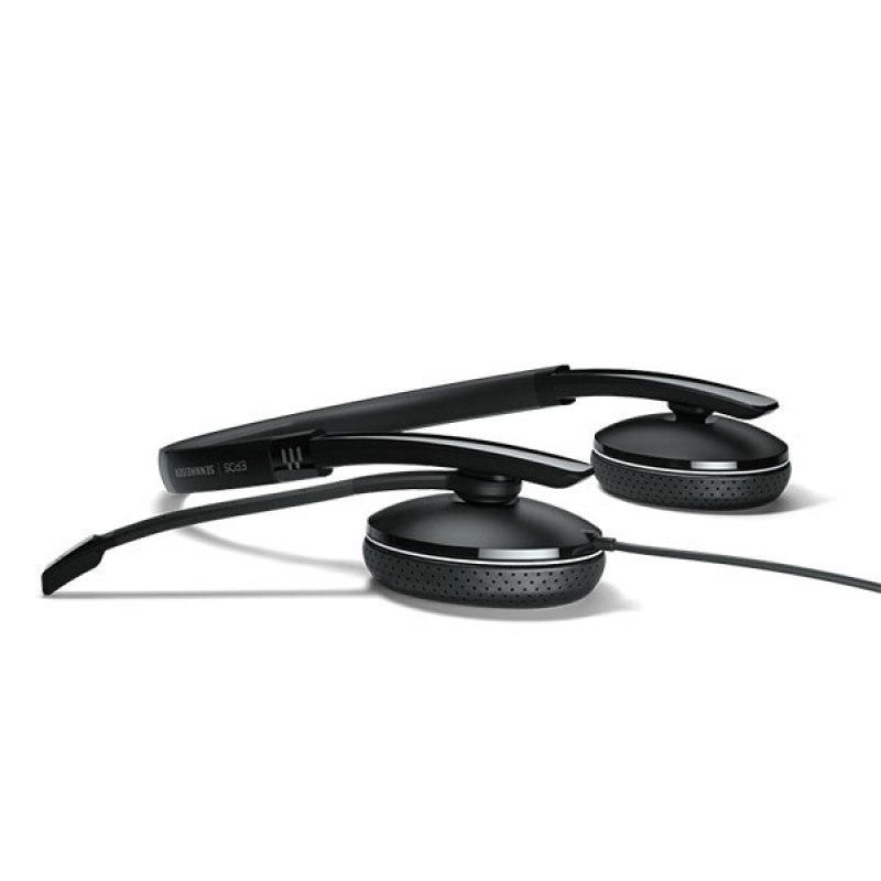 Sennheiser stereo On-Ear ADAPT 165T USB II Headset, 3.5mm/USB, unidirectional, Microsoft Teams certified, 1.8m, Black (1000902)