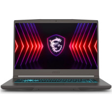 MSI Notebook Thin B12UCX 15.6 FHD, Intel i5-12450H, 16GB, F1512GB, NVD2050-4, DOS, black (9S7-16R831-2664)