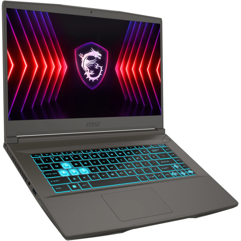 MSI Notebook Thin B12UCX 15.6 FHD, Intel i5-12450H, 16GB, F1512GB, NVD2050-4, DOS, black (9S7-16R831-2664)