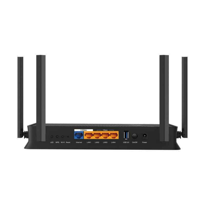 TP-Link Маршрутизатор Archer BE230 BE3600, 3xGE LAN, 2.5xGE LAN, 2.5xGE WAN, 1xUSB3.0 MESH (ARCHER-BE230)