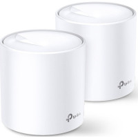 TP-Link Маршрутизатор DECO X60 2PK AX3000 1xGE LAN 1xGE WAN MU-MIMO OFDMA MESH (DECO-X60-2-PACK)