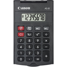 Canon Калькулятор Canon AS-8 Handheld Black (4598B001)
