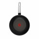 Tefal Frypan WOK Tefal Excellence Fusion, 28 cm, aluminum, stainless steel, bakelite, black (G3381902)