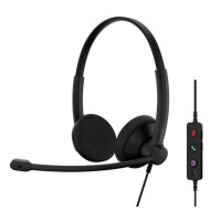 Epos Гарнитура компьютерная стерео On-Ear IMPACT 100 MS, USB C + A, Microsoft Teams, односпрямований, 2м, Черный (1001421)
