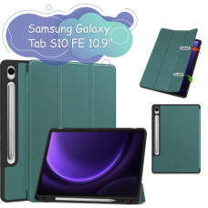 Чехол для планшета BeCover Flexible TPU Mate Samsung Galaxy Tab S10 FE (SM-X520/SM-X526) 10.9" Dark Green (713265)