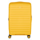 2E Suitcase Middle, Aero, polypropylen, 63/78 L, TSA, 4 wheels, EXP, amber yellow (2E-SPP-AERO-M-AY)