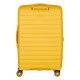 2E Suitcase Middle, Aero, polypropylen, 63/78 L, TSA, 4 wheels, EXP, amber yellow (2E-SPP-AERO-M-AY)