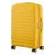 2E Suitcase Middle, Aero, polypropylen, 63/78 L, TSA, 4 wheels, EXP, amber yellow (2E-SPP-AERO-M-AY)