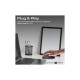 Мышка Promate UniGlide Wireless Black (uniglide.black)