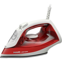 Philips Утюг Series 2000, 2000Вт, 250мл, паровой удар -100гр, керам. подошва, красный (DST2010/40)