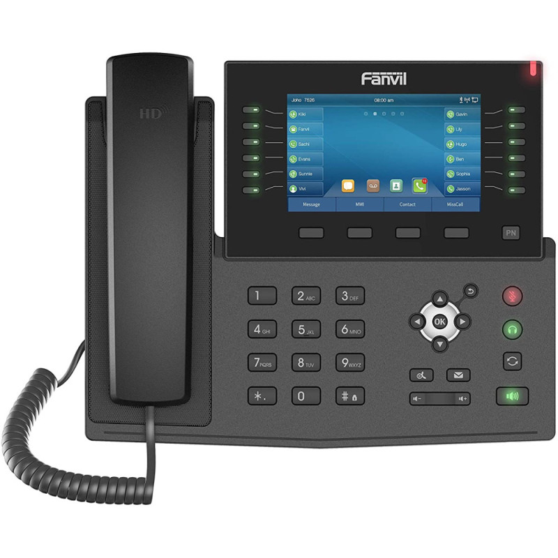 Fanvil IP-Phone X7C 2xGE LAN, 1xUSB-A, BT, SIP, VPN, PoE, 5  color screen