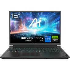 Gigabyte Notebook G6X 16.0 FHD, Intel i7-13650HX, 16GB, F512GB, NVD4050-6, DOS, black (G6X_9MG-42UA853SD)