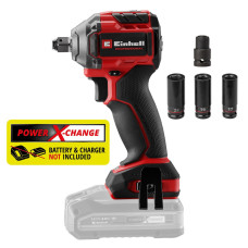 Einhell Гайковерт акумуляторний ударний Einhell Professional TP-CW 18/260-C Li BL - Solo 18В безщітковий 260Нм 0-2700об/хв 0.95кг без АКБ та ЗП (4510090)